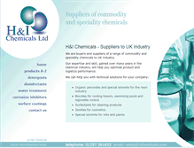 Tablet Screenshot of hichemicals.com
